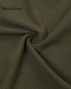 Round Neck Ribbed Tank Top With Bra Pads