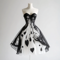 Summer original design magician theme hot stamping dress 7f0e